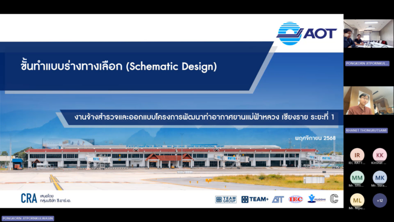 การประชุมร่วมกับคณะทำงาน ทอท. ครั้งที่ 9